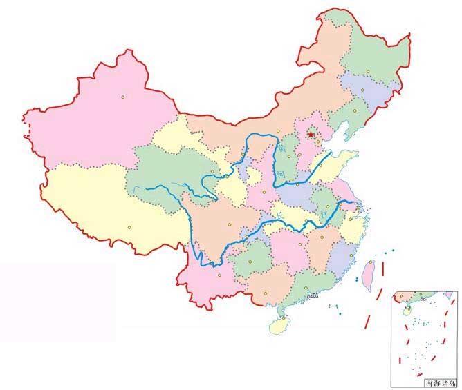 map of provinces in china